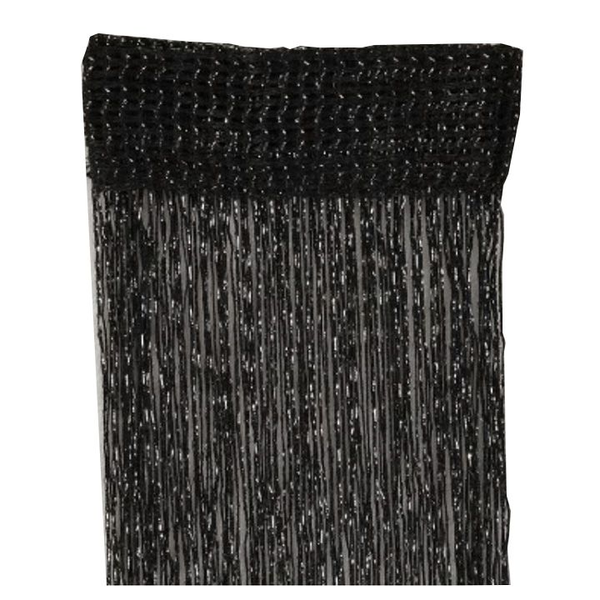 Glitter Black String Curtain Panel Sparkle Door Wall Window Doorway Panel