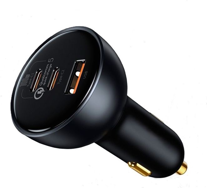 Moxom 3 Ports Fast Car Charger 160W LX-VS806 Black