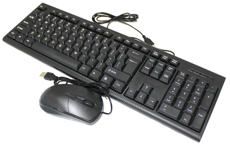 Tactical Home &amp; Office USB Wired Mechanical Keyboard &amp; Mouse Set QK20