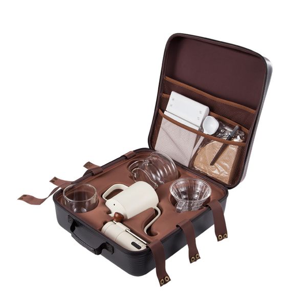 Outdoor Hand Pour Coffee Set Coffee Gift Set 10 Pieces