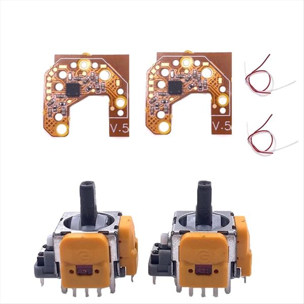 2 Pcs Hall Joystick+Calibration Board for Ps5 Gamepad Hall Joystick