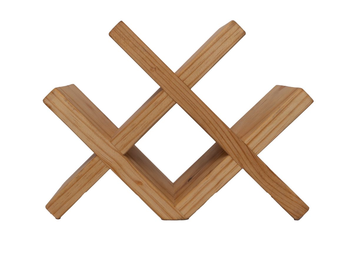 4 Bottle Free Standing Wine Rack Shop Today. Get it Tomorrow