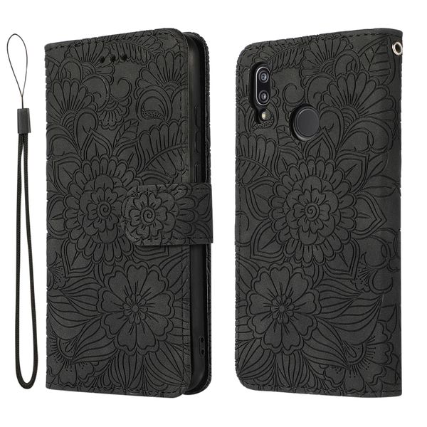 Skin-Feel Embossed Phone Case Compatible with Huawei P20 Lite