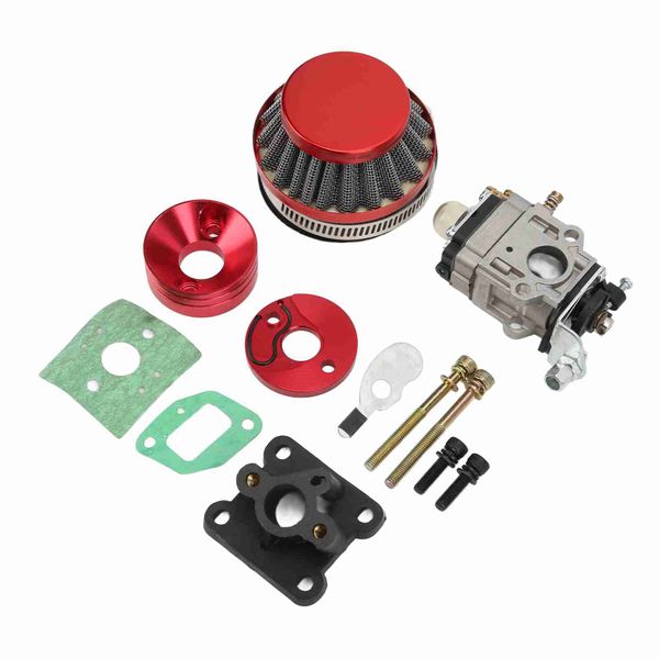 Carburetor with Air Filter for 2 Stroke 47cc 49cc Scooter ATV Quad Bike