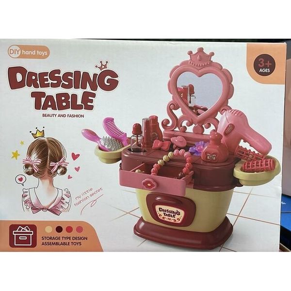 Diy Handy Toys Dressing Table Beauty and Fashion 58 PCS Storage Type Design