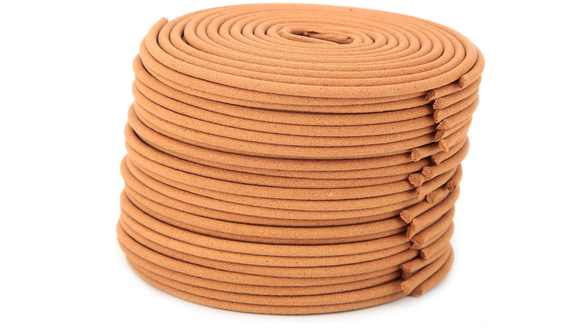 Plate Box Coil Aromatherapy Incense, Hand Made 4 Hours Sandalwood