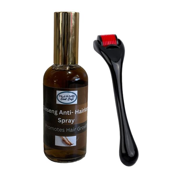 Ginseng Anti- Hairloss Spray with Derma Roller