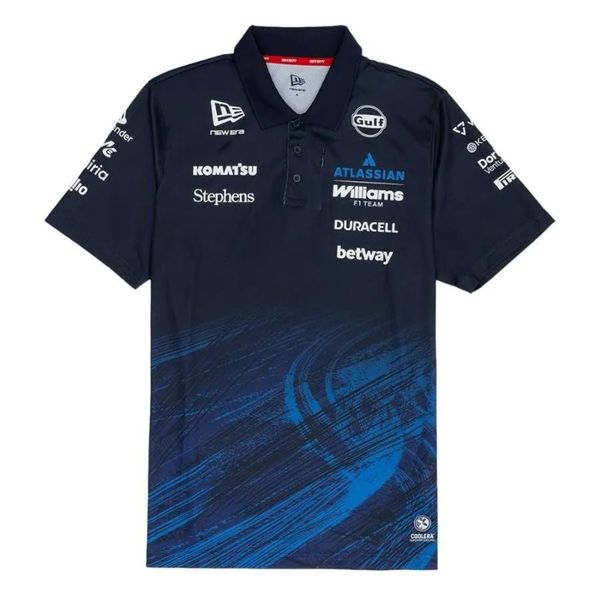 Williams F1 Team 2026 Tech Polo Mens - Night Shift Navy