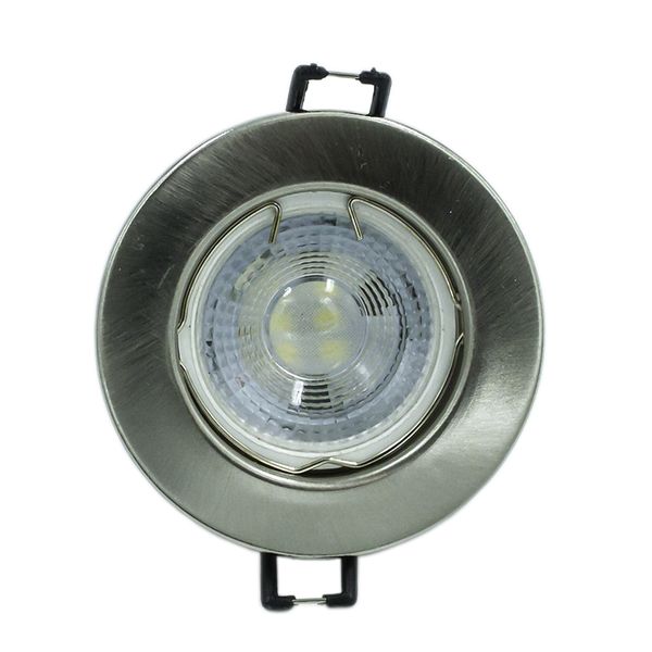 United Electrical 5 Watt GU10 LED Bulb With White Finish Fitting