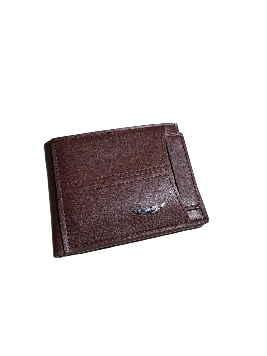Minimalist PU Leather Men's Wallet With Removable Slim Card