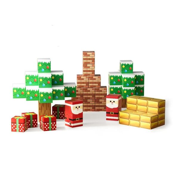 60 piece DIY Christmas Magnetic Building Block Set, Educational Toy