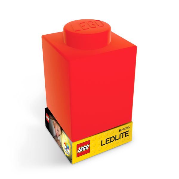 LEGO Iconic - 1x1 Silicone Brick Nitelite - Red