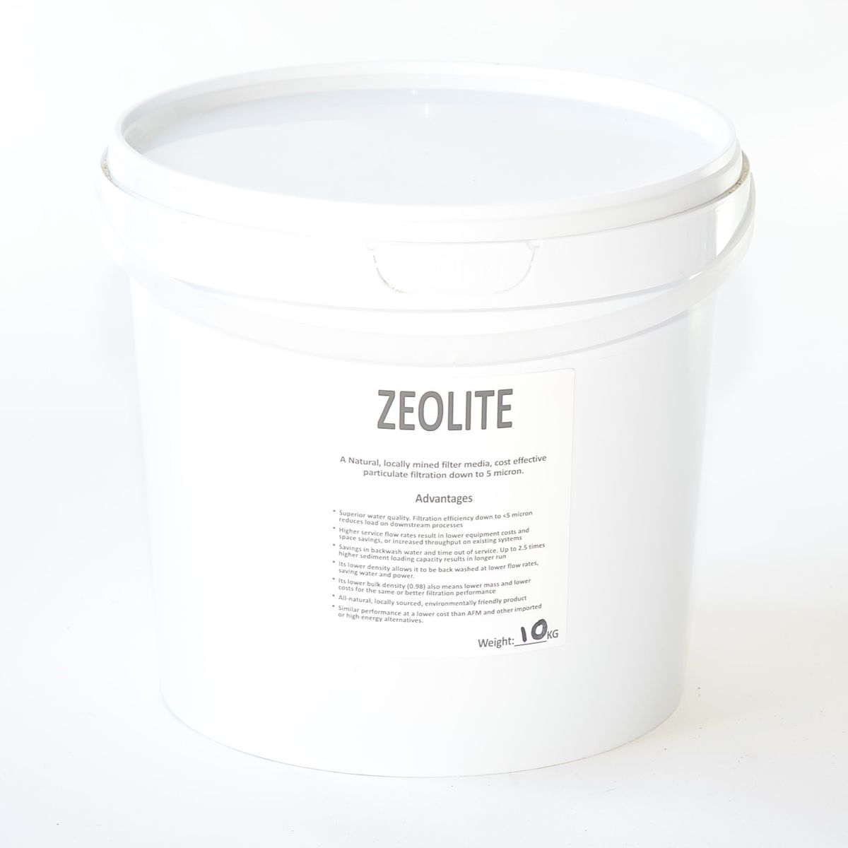 10kg Bucket Fine filtration Zeolite