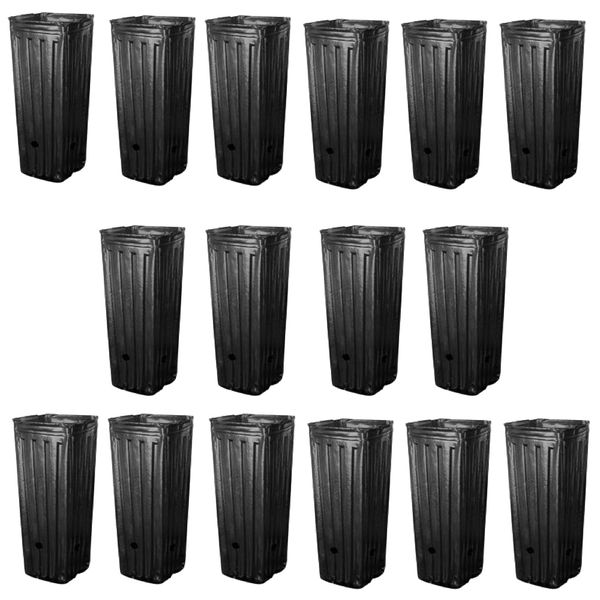 Home Garden Durable Plastic Seedling Nursery Bags 16pc-30cm-Special