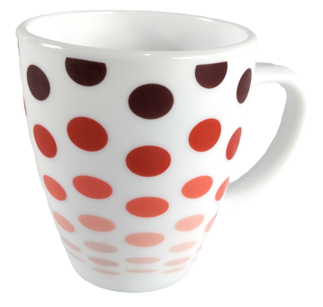 Larah by Borosil - Coffee Mug - Opalglass - 4 piece