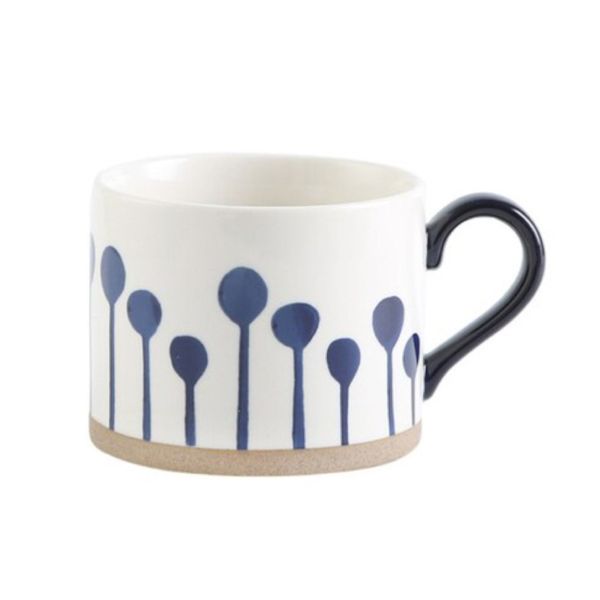 Home Kitchen Ceramic Retro Mug Large Capacity Coffee Cup (450ml) - Balloons