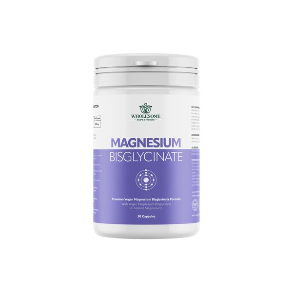 Wholesome Superfoods - Magnesium Bisglycinate (3 Month Value Pack)
