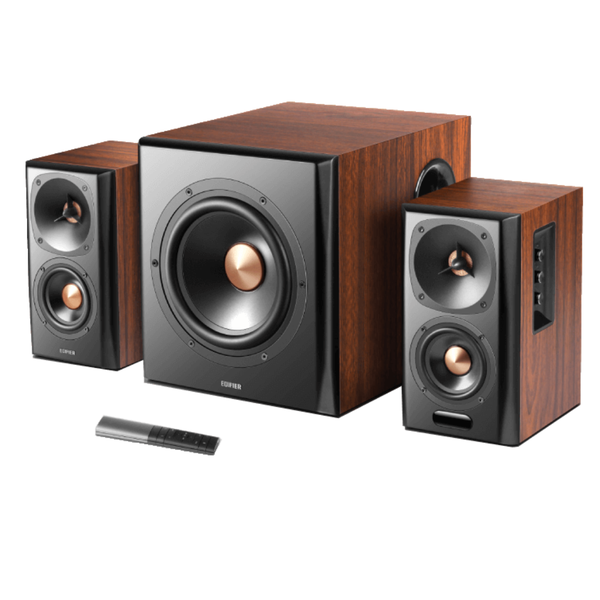 S360DB - 2.1. Active Bookshelf Hi Res Audio Speaker with Subwoofer