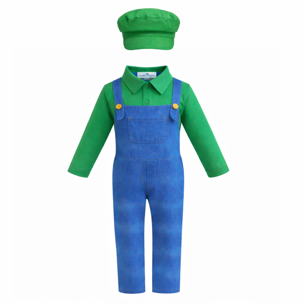 Luigi Brother Outfit and Cap