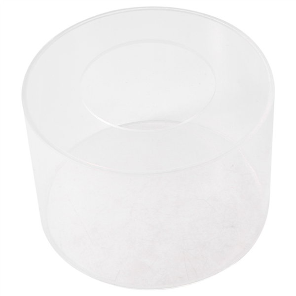 1Pc Round Acrylic Cake Display Board Cake Edge Smoother Cake Tray(A)