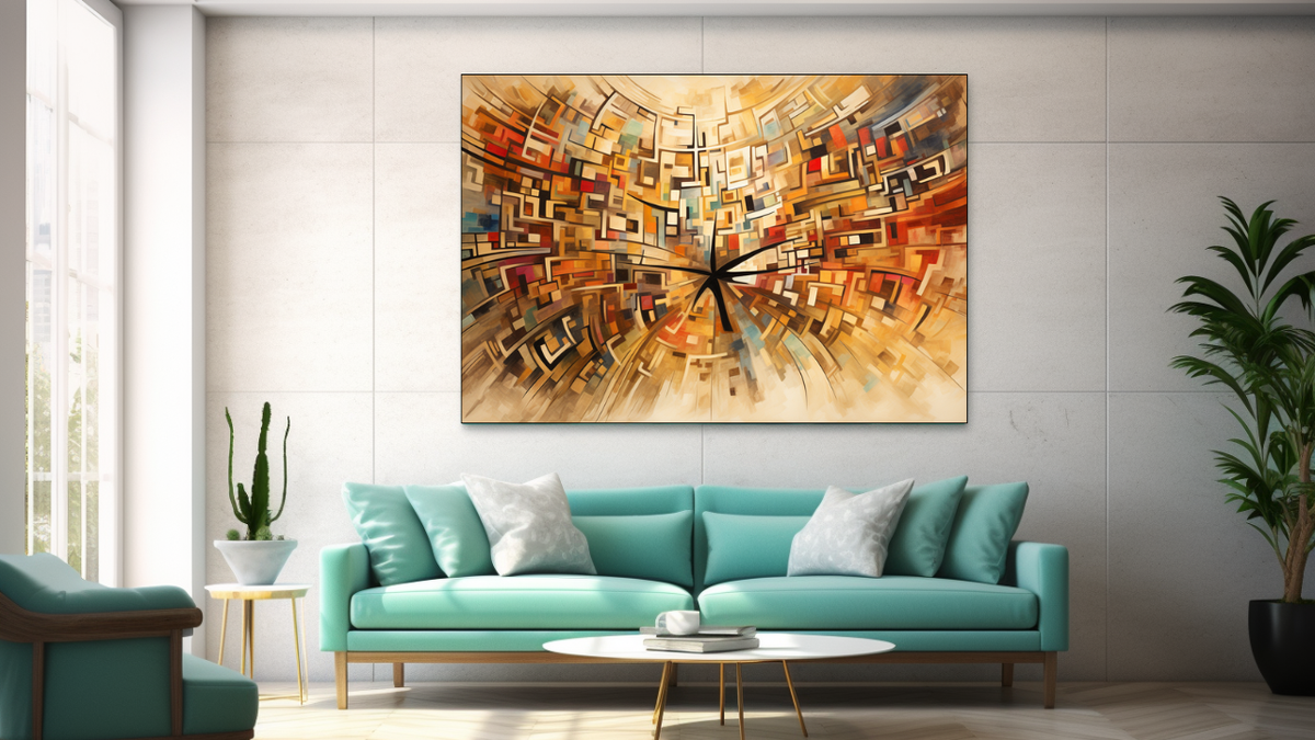 Canvas Wall Art - Living Word Abstract - JT0145 | Shop Today. Get it ...