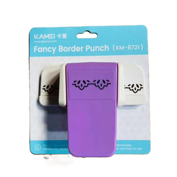 Craft Punch Border Fancy 45mm (Assorted Colours)