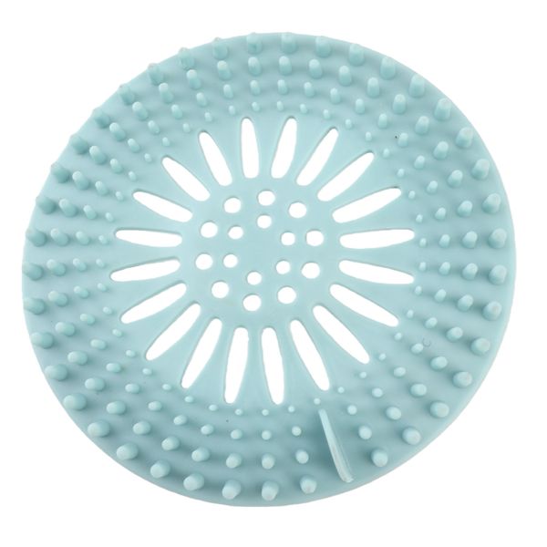 TPR Shower Drain Cover Hair Catcher Floor Strainer For Kitchen Bathroom