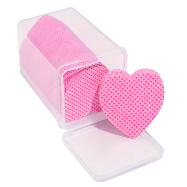 Mellon Moon Heart Shaped Lint Free Wipes(200 Piece)