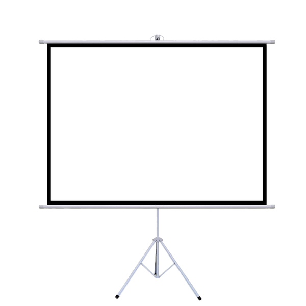 100-Inch Tripod Projector Screen, Portable, Adjustable for Indoor &amp; Outdoor