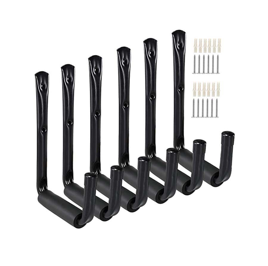 Metaltex My Hooks 6-tlg - Haken Für Küche & Haushalt In Metallic Grey