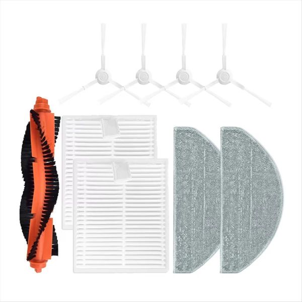 For Robot Vacuum S20 / D106 Sweeper Cleaner Parts Roller Brush Hepa Filter