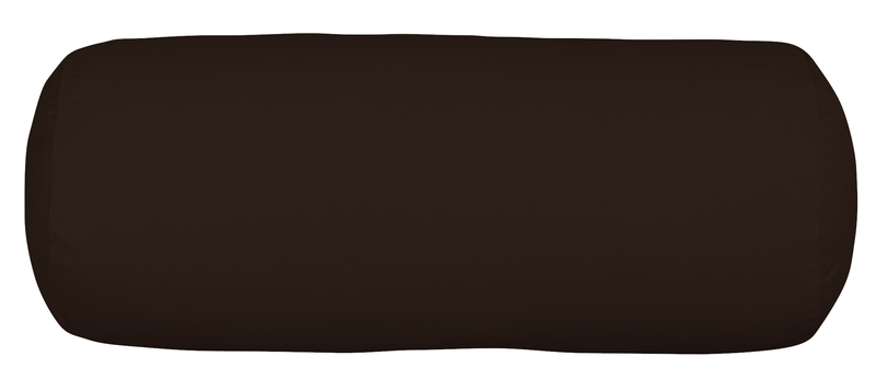 PepperSt - Bolster Neck Roll Cushion - 15x60 Cover Set – Dark Brown