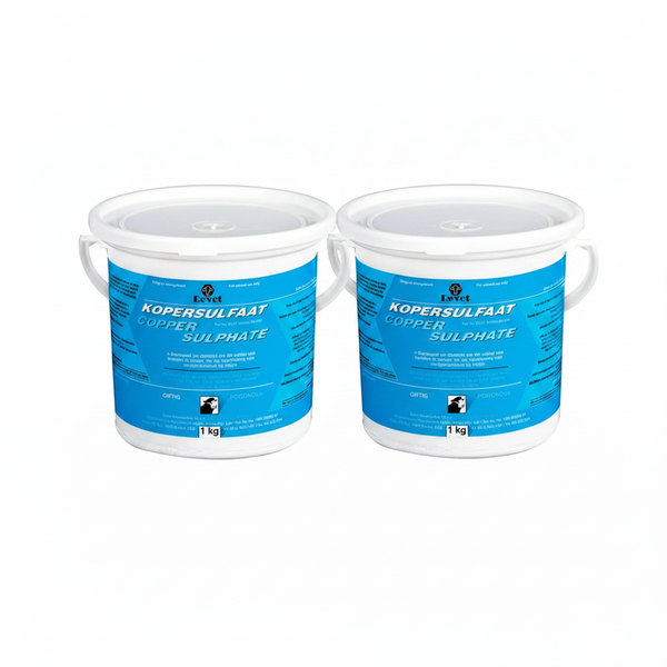 Revet Copper Sulphate 1 kg - Blue Crystalline Fungicide &amp; - 2 Pack