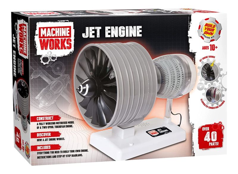 Machine Works Jet Engine Plastic Model Kit