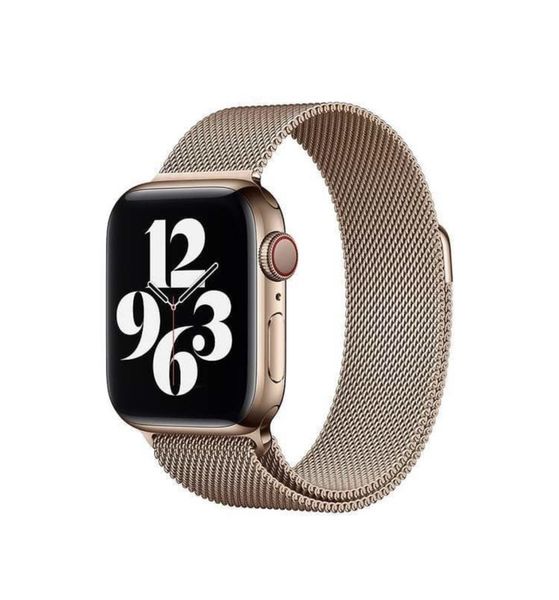 TekByte Stainless Steel Strap for Apple Watch - 42/44/45/49mm - Rose Gold