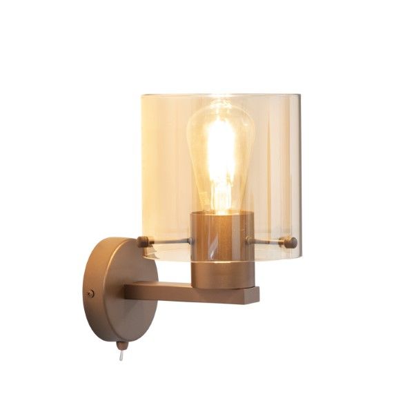 The Lighting Warehouse - Wall Light Jiraiya Amber