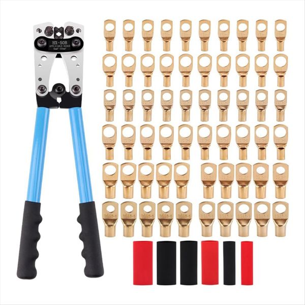 Battery Cable Lug Crimping Tool Electrical Lug Crimper Compatible with None