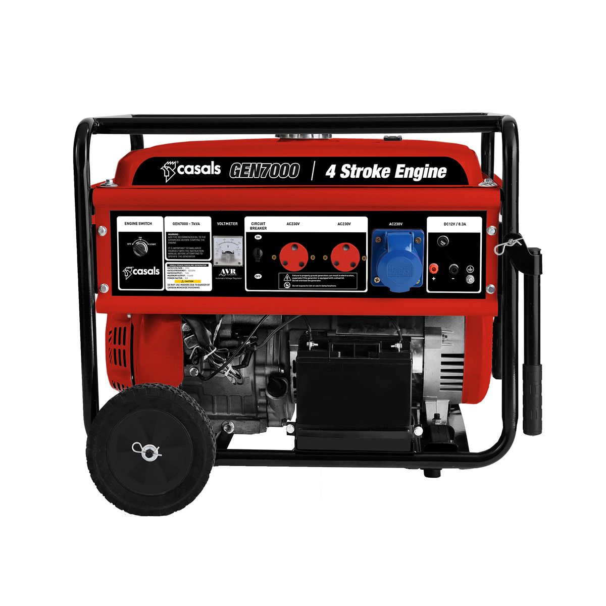 Casals Electric Generator / Recoil Start Single Phase 4 Stroke 5700W