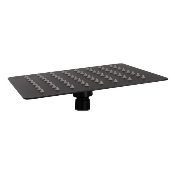 Wildberry Matt Black Square Shower Head