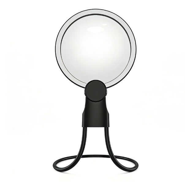 Portable LEDMagnifying Lamp, Neck-Worn Style, 5x Magnification