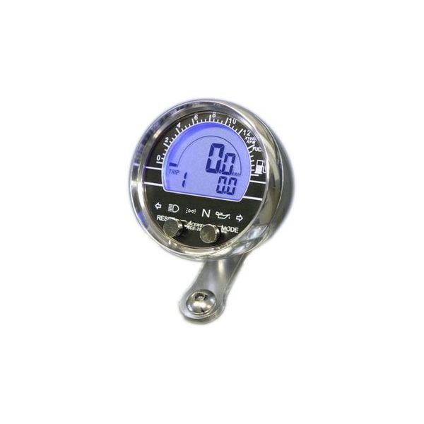 Acewell 2856-CP Pod Mount Speedometer and Mileage Meter Universal Cluster