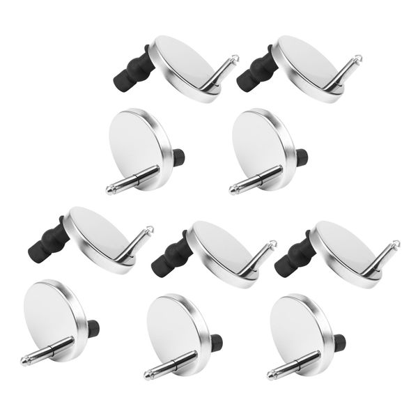 2Pcs New Sets Toilet Seat Screws Top Fix Hinge Pack Repair Tool