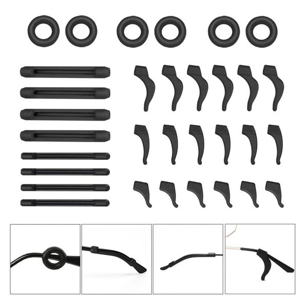 32 Pairs Eyeglass Retainer, Silicone Anti-Slip Eyeglass Holder