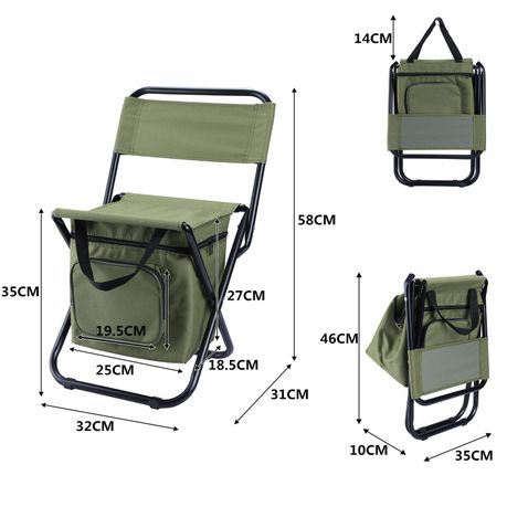 Foldable Backpack Camp & Fishing Chair