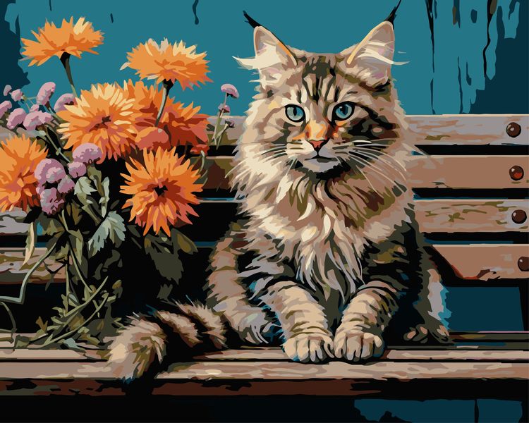 Sinoart Paint By Numbers - Feline Charm 40 x 50cm