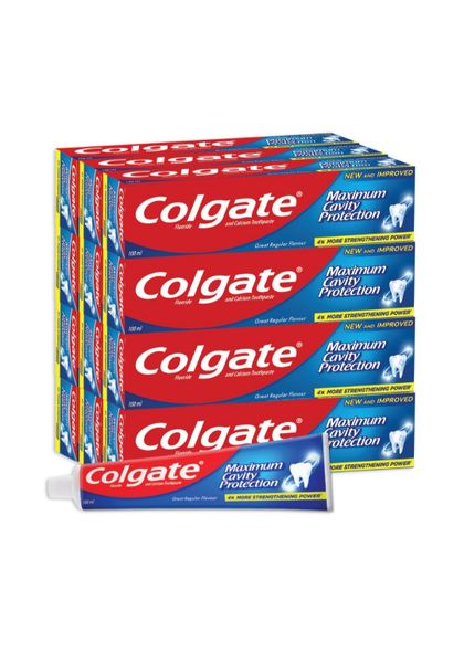 Colgate Toothpaste - Maximum Cavity Protection 100ml Pack of 12