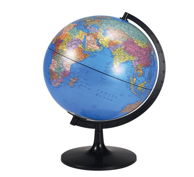 Mini Globe Of The Earth With Black Stand 14 cm