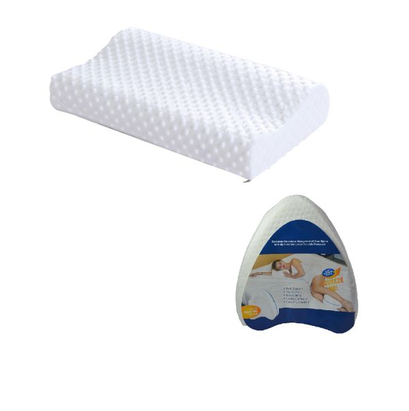 Neck And Shoulder Pillow &amp; Knee Pillow Combo