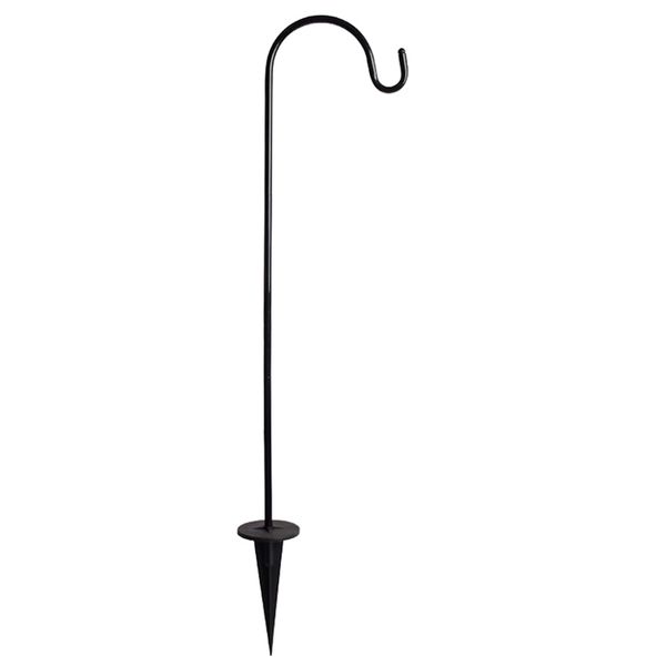 Garden Iron Plant Hook Floor Plug Lantern Shepherd Hook - 74cm