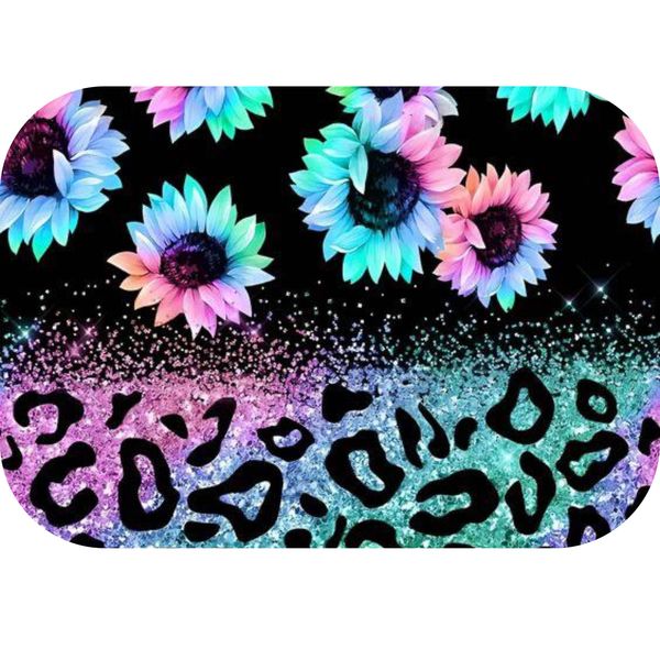 Pink Sunflowers Printed Mouse Pad